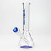 9.5" TOKE beaker glass water bong | Jupiter Grass