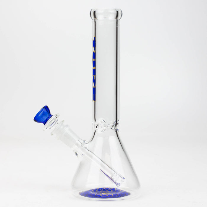 9.5" TOKE beaker glass water bong | Jupiter Grass