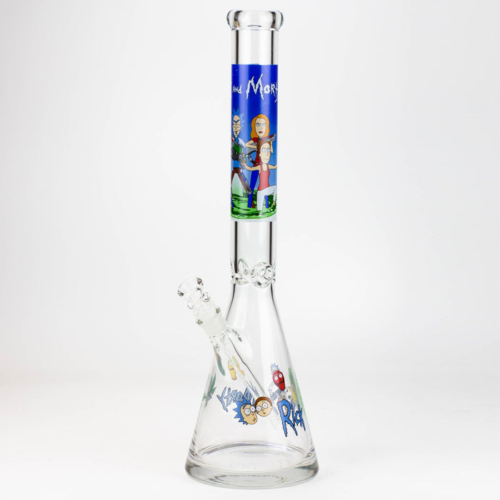 20" RM decal 7 mm glass water bong | Jupiter Grass