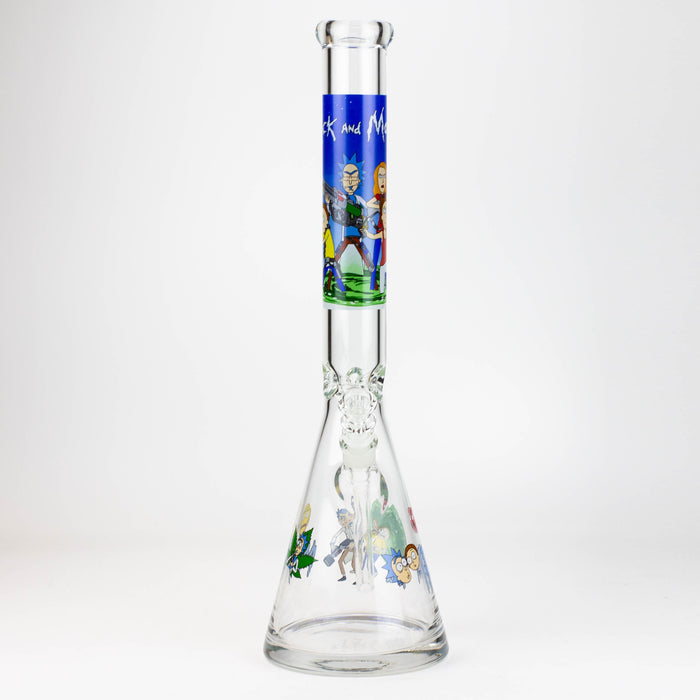 20" RM decal 7 mm glass water bong | Jupiter Grass