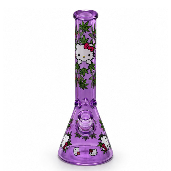 14" Character & Leaf Pattern Beaker
