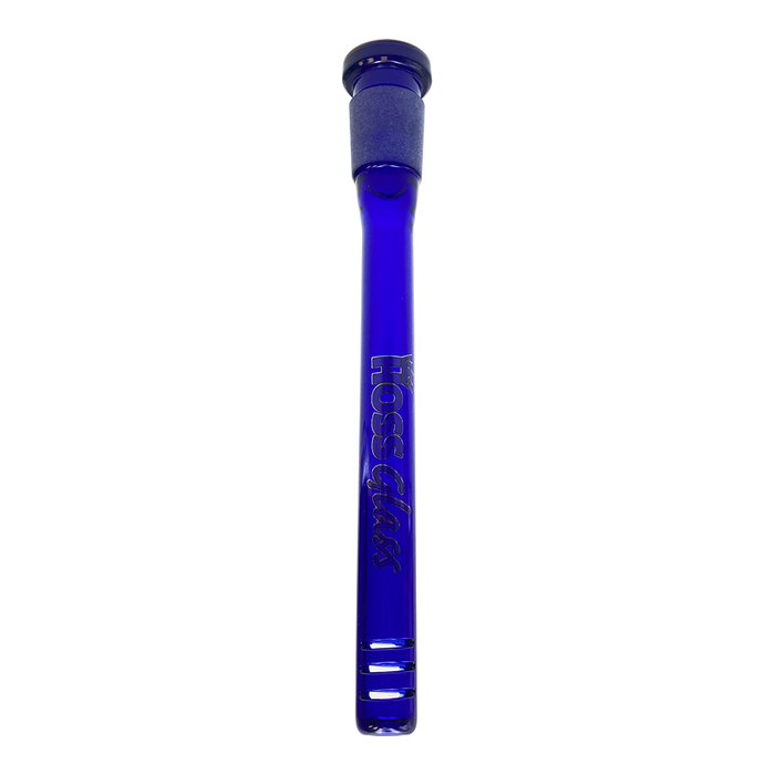 Hoss Glass | 5.5" Full Colour Downstem diffuser with cuts [YX10C] | Jupiter Grass
