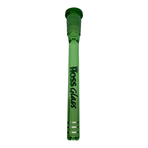 Hoss Glass | 5.5" Full Colour Downstem diffuser with cuts [YX10C] | Jupiter Grass