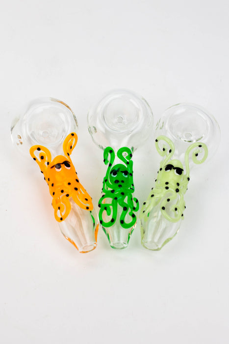4" GLASS PIPE-Octopus [GHP004] | Jupiter Grass