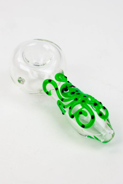 4" GLASS PIPE-Octopus [GHP004] | Jupiter Grass