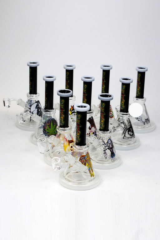 8" Small Rig with Decal and Banger | Jupiter Grass