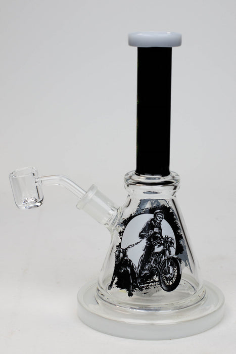 8" Small Rig with Decal and Banger | Jupiter Grass