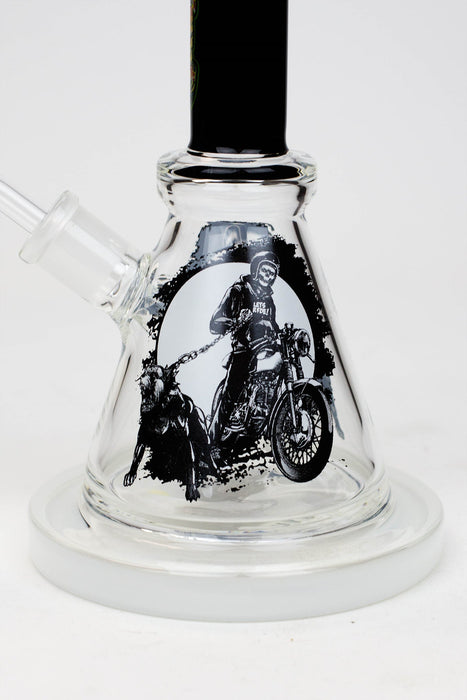 8" Small Rig with Decal and Banger | Jupiter Grass
