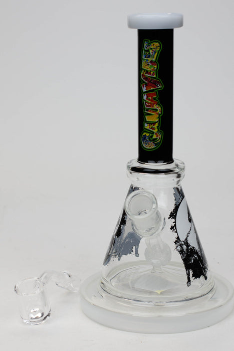 8" Small Rig with Decal and Banger | Jupiter Grass
