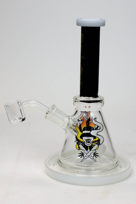 8" Small Rig with Decal and Banger | Jupiter Grass