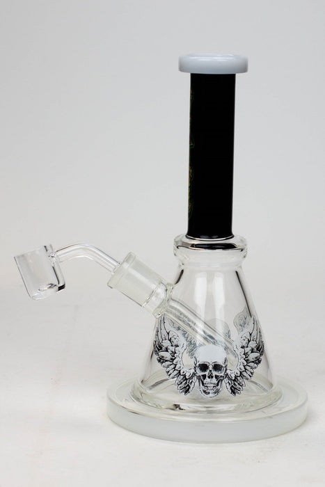 8" Small Rig with Decal and Banger | Jupiter Grass