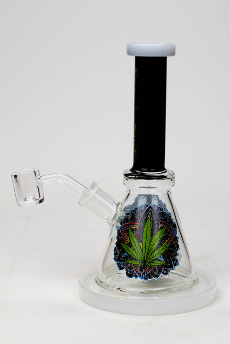8" Small Rig with Decal and Banger | Jupiter Grass
