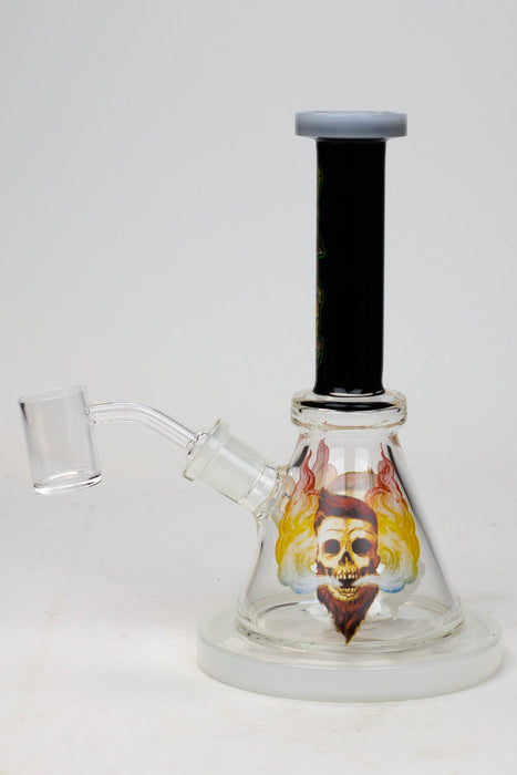 8" Small Rig with Decal and Banger | Jupiter Grass
