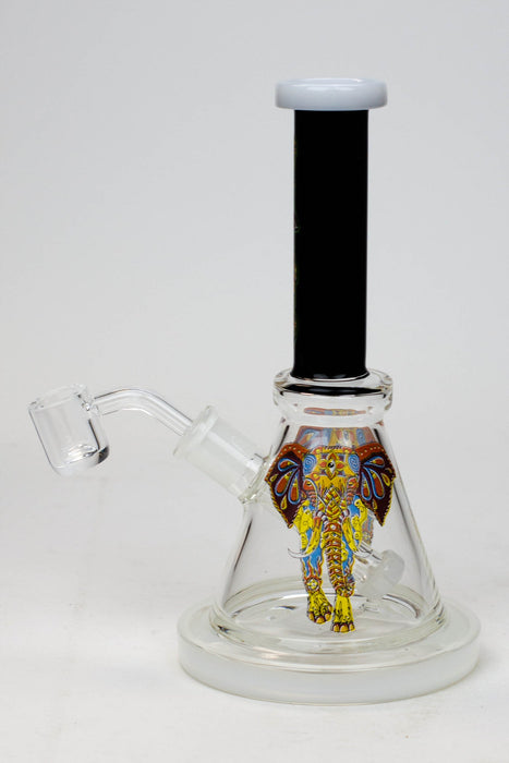 8" Small Rig with Decal and Banger | Jupiter Grass