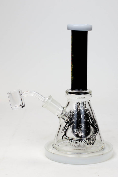 8" Small Rig with Decal and Banger | Jupiter Grass