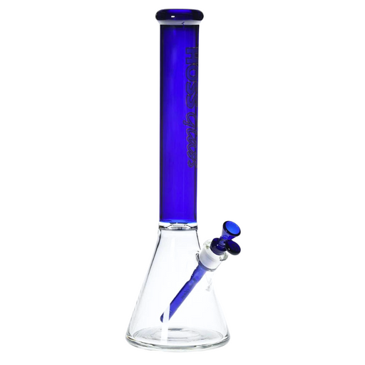 HOSS | 18" Glass Thick Beaker w/ Colored Top [H151] | Jupiter Grass