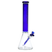 HOSS | 18" Glass Thick Beaker w/ Colored Top [H151] | Jupiter Grass