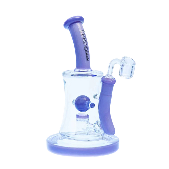 Hoss | 10" Hourglass Marble Rig [H509] | Jupiter Grass
