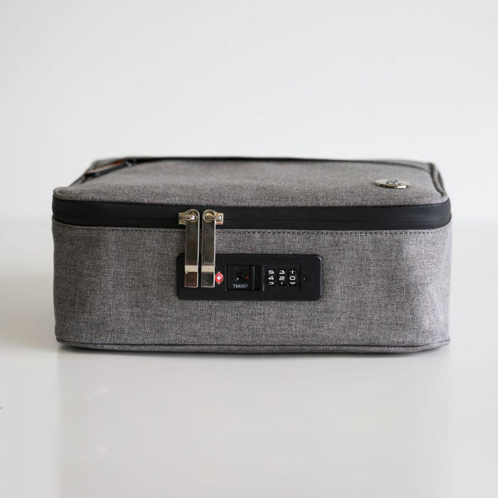 Herb & Mary | Smell Proof Accessories Storage Stash Case w/Integrated Combo Lock (Large) | Jupiter Grass