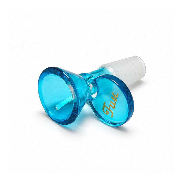 Fortune | 12" Full Color Hex Base Glass Water Pipe 5mm