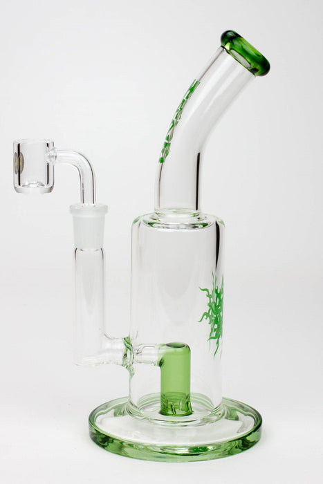 8" HAZE 2-in-1 shower head diffuser Bent Neck Dab Rig[HZ024] | Jupiter Grass