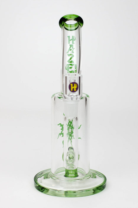 8" HAZE 2-in-1 shower head diffuser Bent Neck Dab Rig[HZ024] | Jupiter Grass