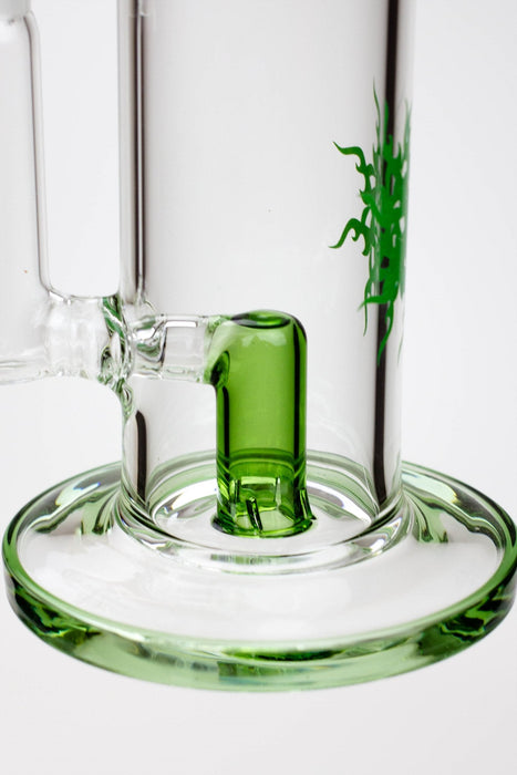 8" HAZE 2-in-1 shower head diffuser Bent Neck Dab Rig[HZ024] | Jupiter Grass