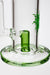 8" HAZE 2-in-1 shower head diffuser Bent Neck Dab Rig[HZ024] | Jupiter Grass