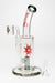 8" HAZE 2-in-1 shower head diffuser Bent Neck Dab Rig[HZ024] | Jupiter Grass