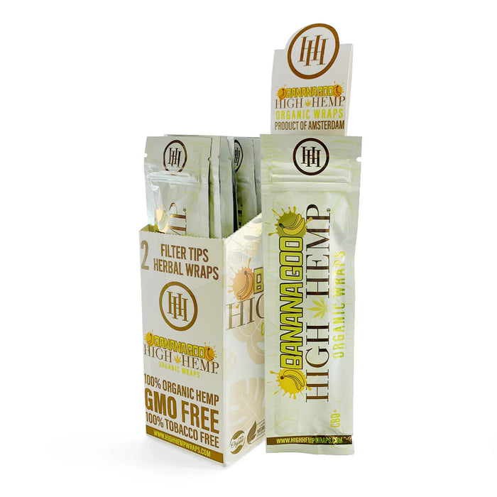 High Hemp | Organic Wraps Wraps – 2 Count (25 Packs / Box) | Jupiter Grass
