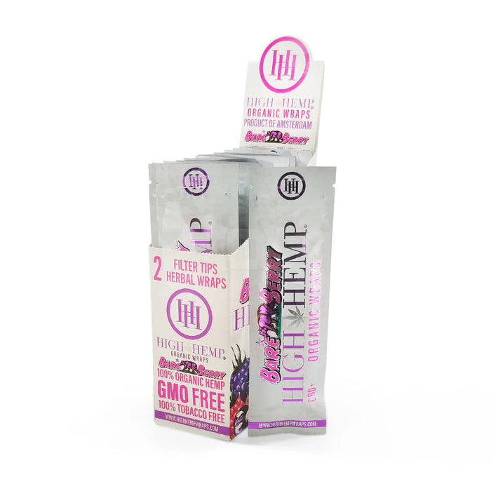 High Hemp | Organic Wraps Wraps – 2 Count (25 Packs / Box) | Jupiter Grass