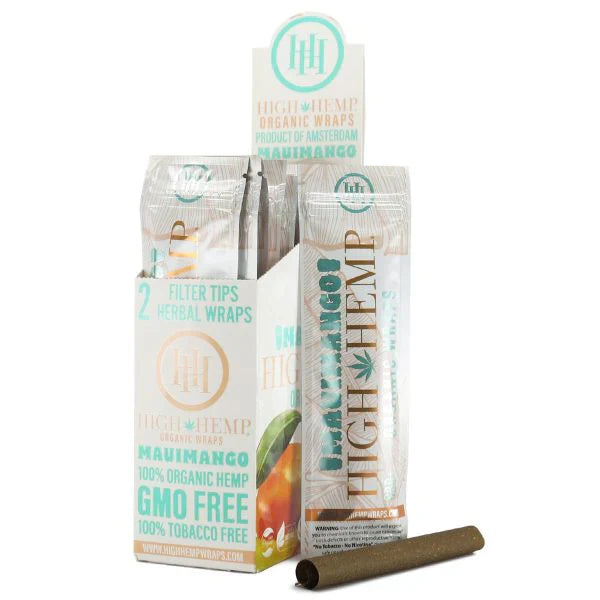 High Hemp | Organic Wraps Wraps – 2 Count (25 Packs / Box) | Jupiter Grass