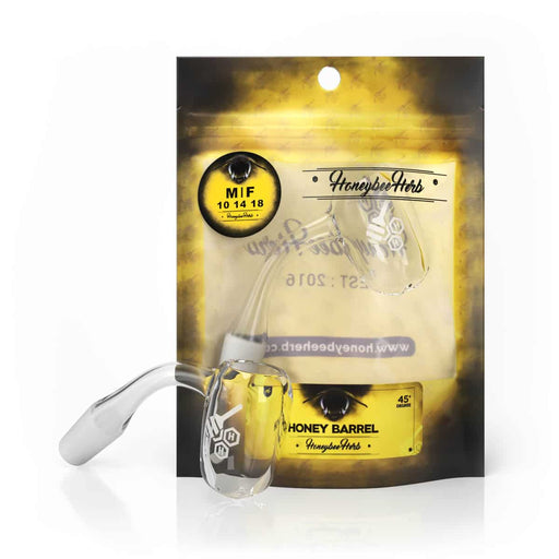 Honeybee Herb - HONEY BARREL QUARTZ BANGER - 45° DEGREE | YL | Jupiter Grass