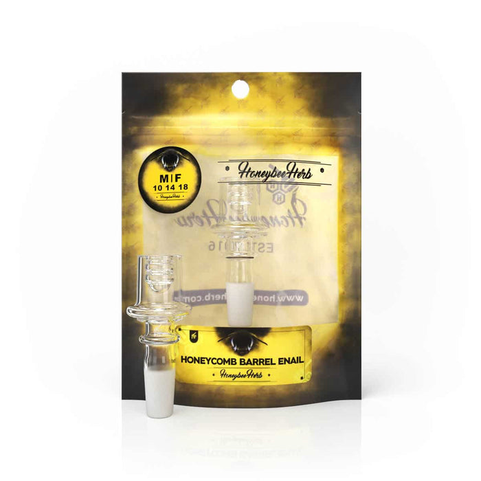 Honeybee Herb - HONEYCOMB BARREL QUARTZ ENAIL | YL | Jupiter Grass