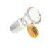 Hoss Glass | 14mm Cone Bowl with Coloured Tab [YX12C] | Jupiter Grass