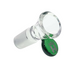 Hoss Glass | 14mm Cone Bowl with Coloured Tab [YX12C] | Jupiter Grass