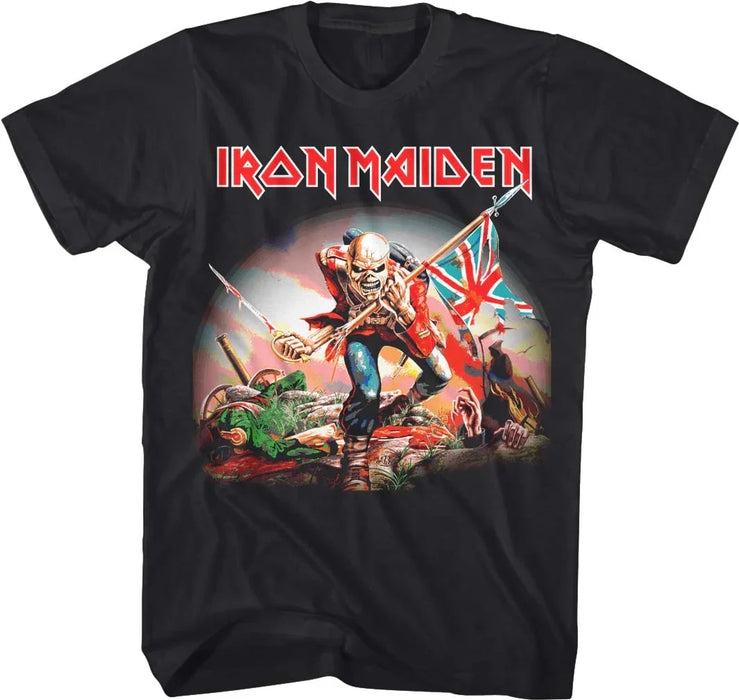 Iron Maiden | "The Trooper" Men's T-Shirt Black - Officially Licensed | Jupiter Grass