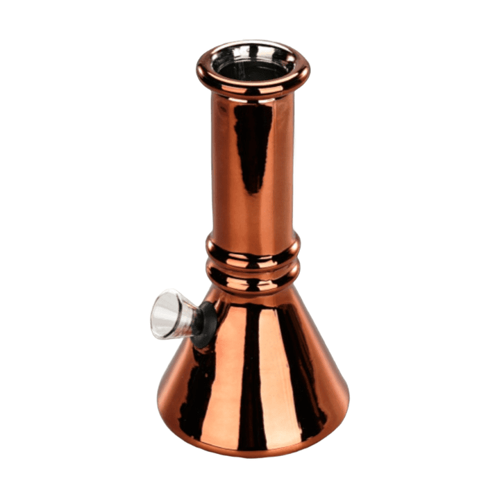 6″ Lume Beaker Mini Glass Bong – Metallic Finish [JBLMIN-03-16] | Jupiter Grass