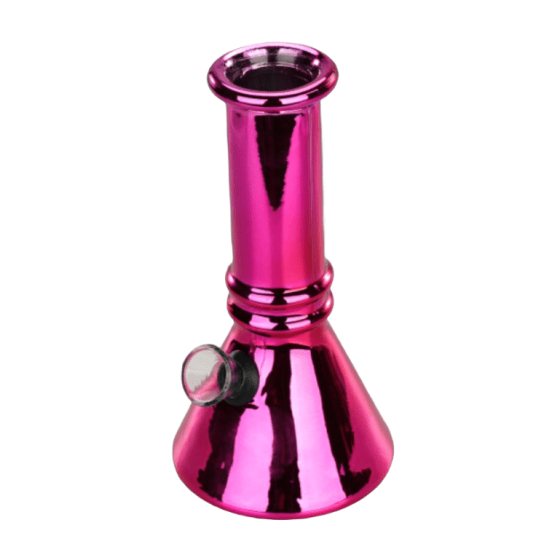 6″ Lume Beaker Mini Glass Bong – Metallic Finish [JBLMIN-03-16] | Jupiter Grass