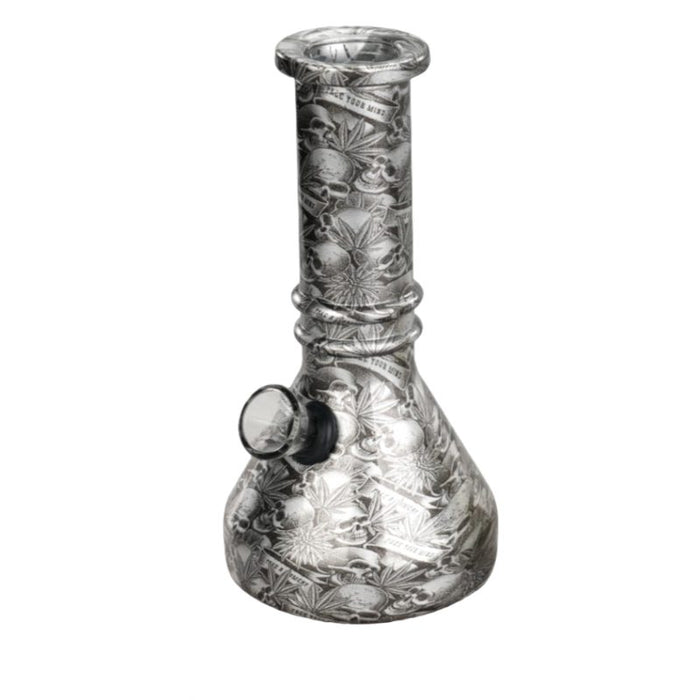 6″ Vivid Vault Beaker Mini Glass Bong – [JBLMIN-08-5] | Jupiter Grass