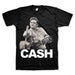 Johnny Cash | "The Finger" Men's  T-Shirt Black - Officially Licensed | Jupiter Grass