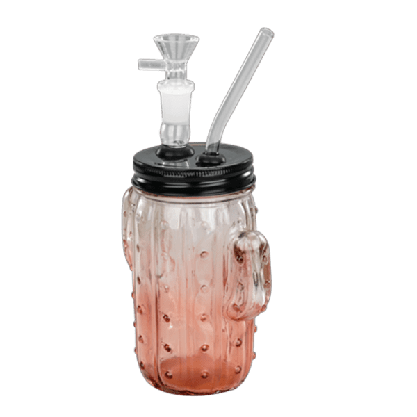 TOPPUFF® | 5" Cactus Glass Bong Surface Plating Colors [JTOP01.1004]