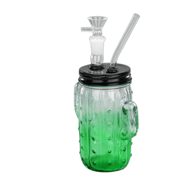 TOPPUFF® | 5" Cactus Glass Bong Surface Plating Colors [JTOP01.1004]