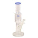 12″ Straight Tube Glass Bong Tire Percolator with Inline Ash Catcher (C2245) | Jupiter Grass