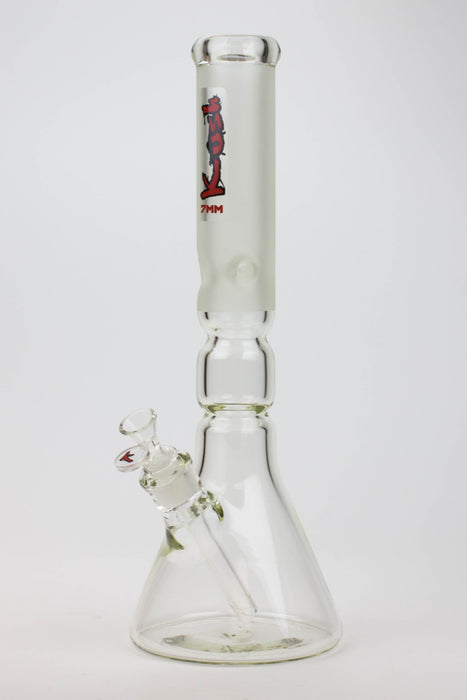 16" KUSH / 7mm / curved tube glass water bong | Jupiter Grass