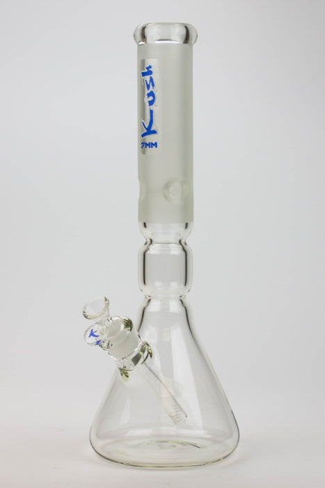 16" KUSH / 7mm / curved tube glass water bong | Jupiter Grass