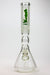 16" KUSH / 7mm / curved tube glass water bong | Jupiter Grass