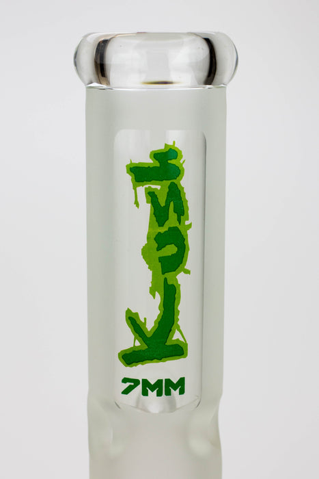 16" KUSH / 7mm / curved tube glass water bong | Jupiter Grass