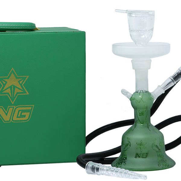 NG-13 inch Sandblasted Hookah Set [TD-2] | Jupiter Grass