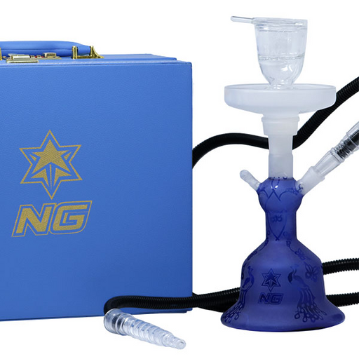 NG-13 inch Sandblasted Hookah Set [TD-2] | Jupiter Grass